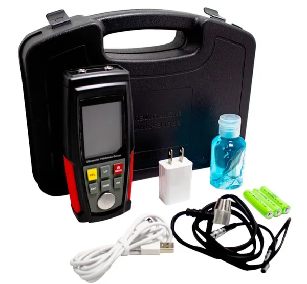 Medidor de Espessura Ultrassônico com Datalogger