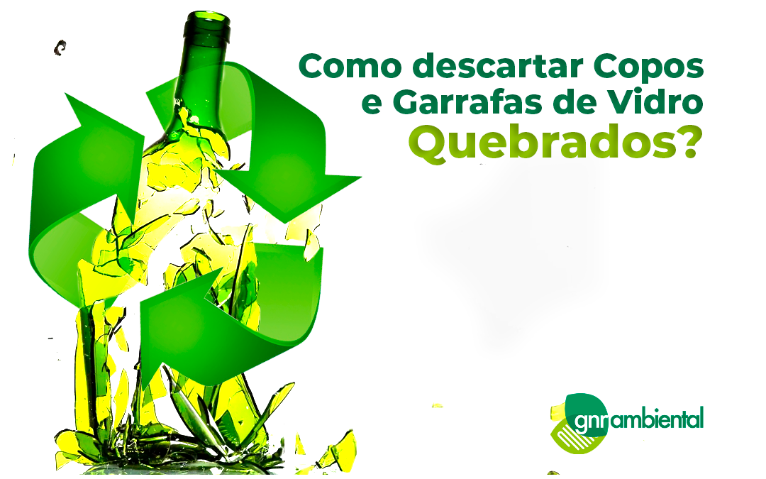 Como Descartar Copos e Garrafas de Vidro Quebrados?